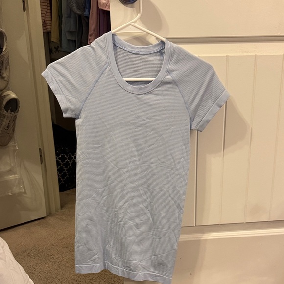 lululemon athletica Tops - Light Blue Lululemon Swiftly Tech
